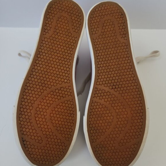 Dusty Pink Velvet Platform High Top Sneakers Chunky Summer Feminine Casual Cute - Picture 7 of 8